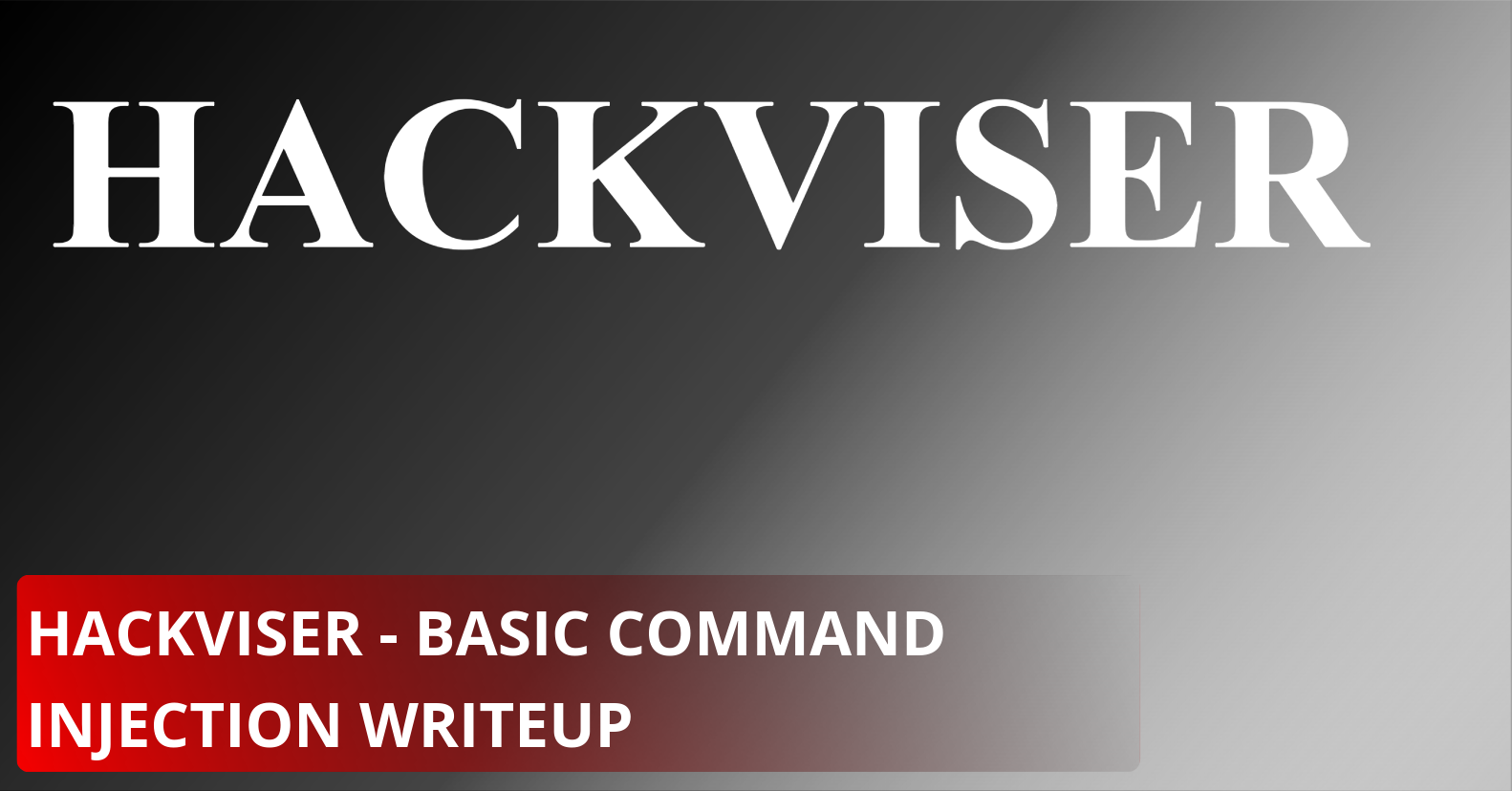 Hackviser - Basic Command Injection Writeup